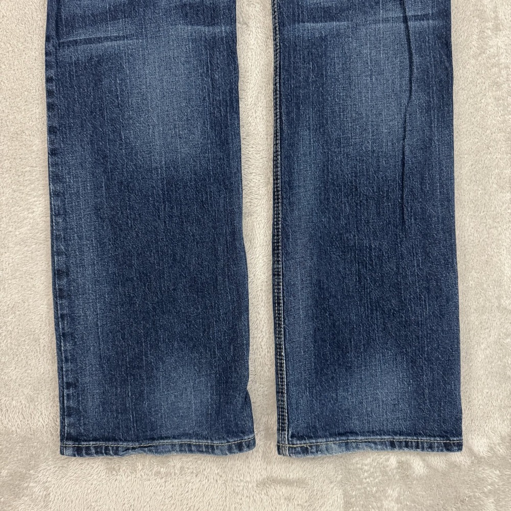 Cinch Ian Slim Fit Bootcut Jeans 33x34 Dark Wash Stretch Denim Cowboy Workwear - Picture 10 of 16